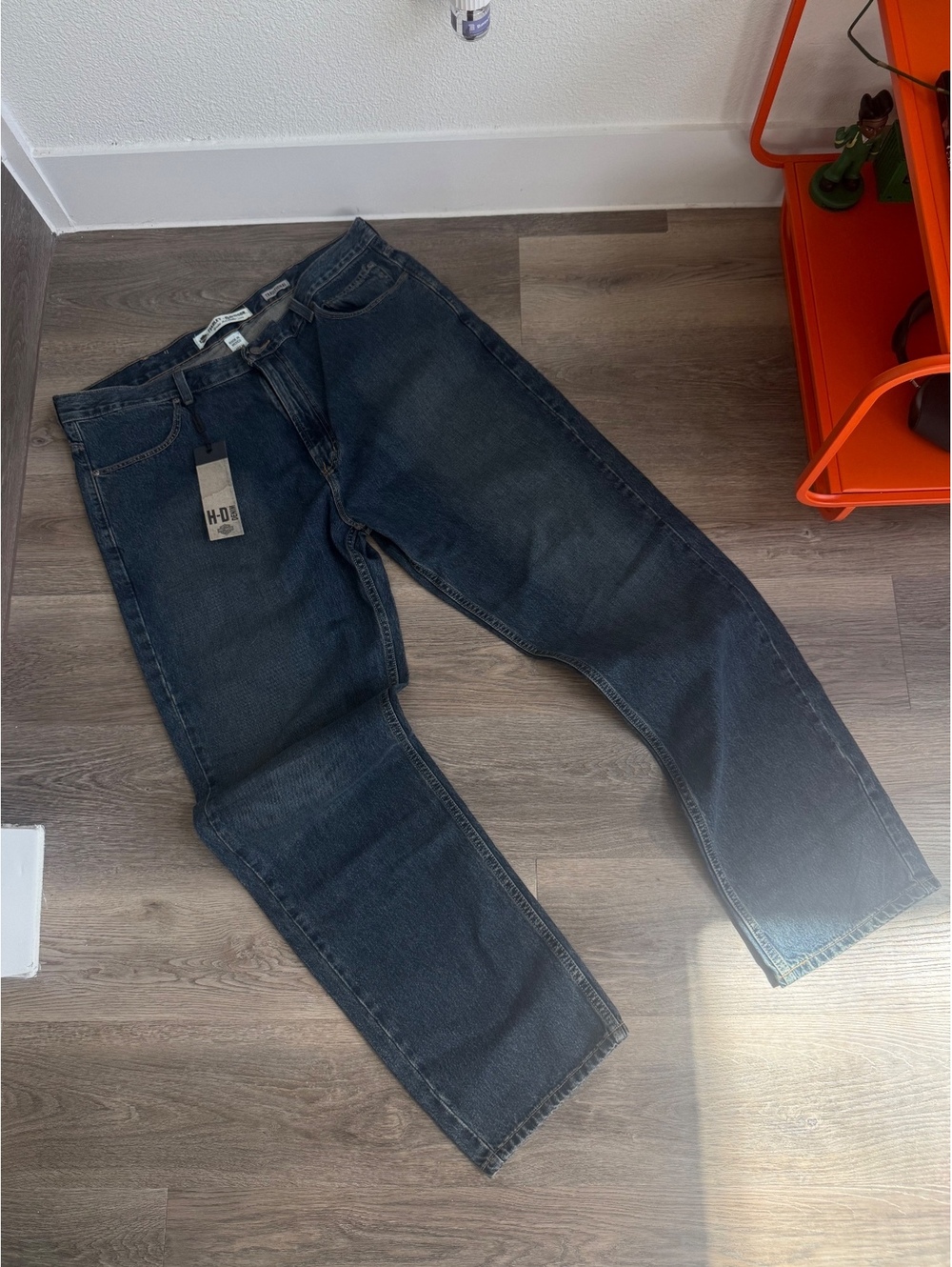 Harley-Davidson Men's Traditional Fit Denim Jeans Size 42x34